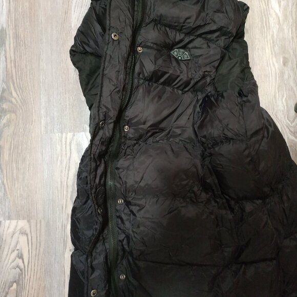Long Hooded Heated Puffer Vest with 10 Heating Zones - Picture 4 of 15